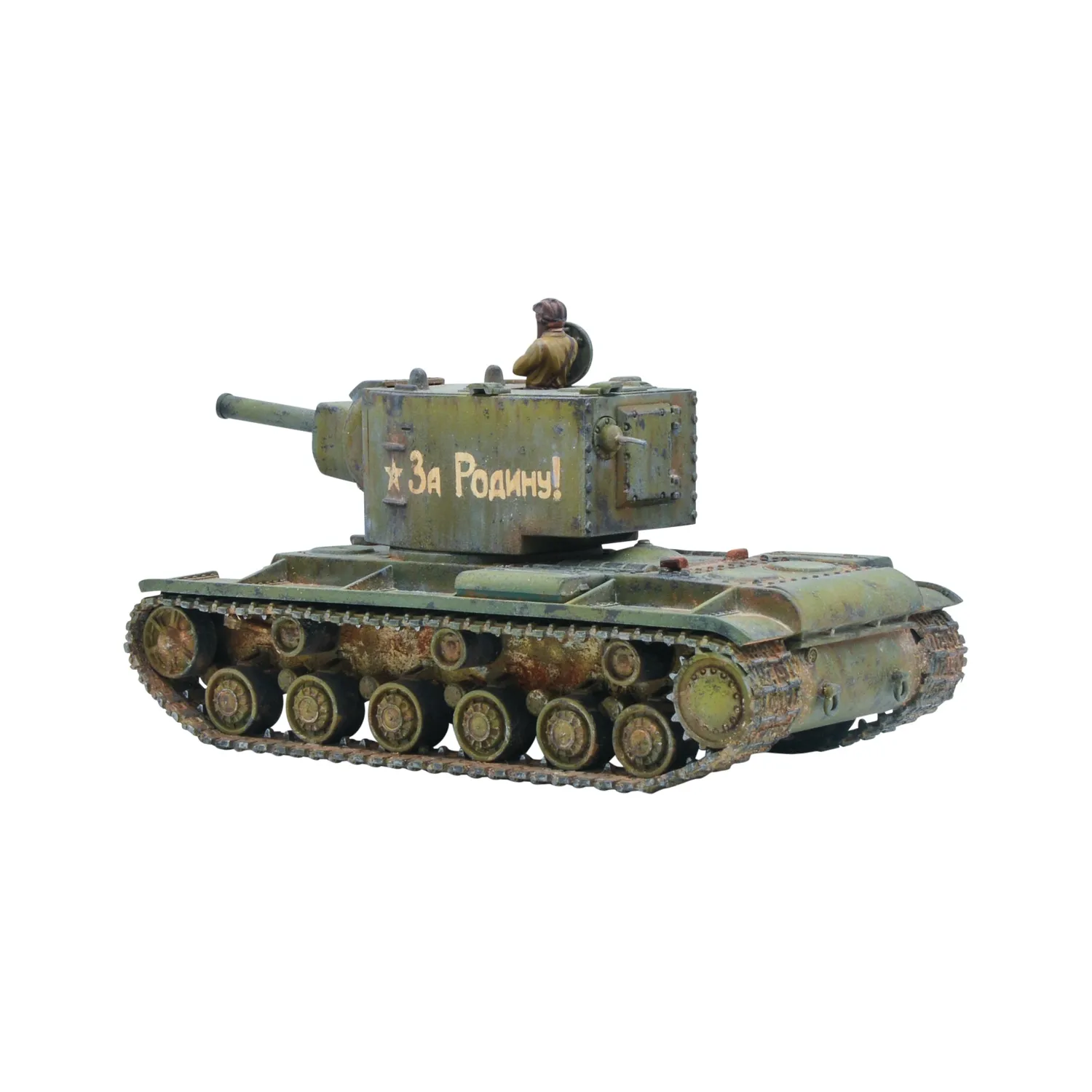 Bolt Action KV-1/2 Heavy Tank char en plastique soviétique