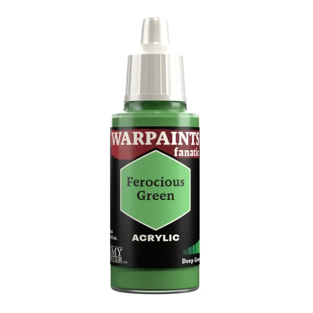 The Army Painter Warpaints Fanatic Ferocious Green peinture 18 ml verte