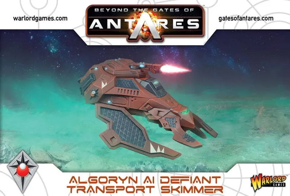 Bolt Action Antares Algoryn AI Defiant skimmer véhicule résine