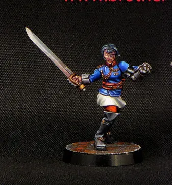 Brother Vinni Female Fleet Officer Miniature figurine résine 28 mm