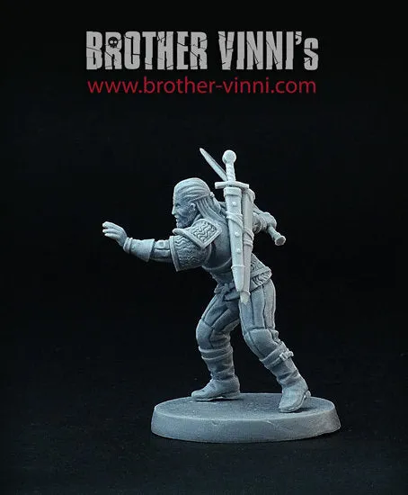 Brother Vinni Monster Hunter figurine résine 28mm