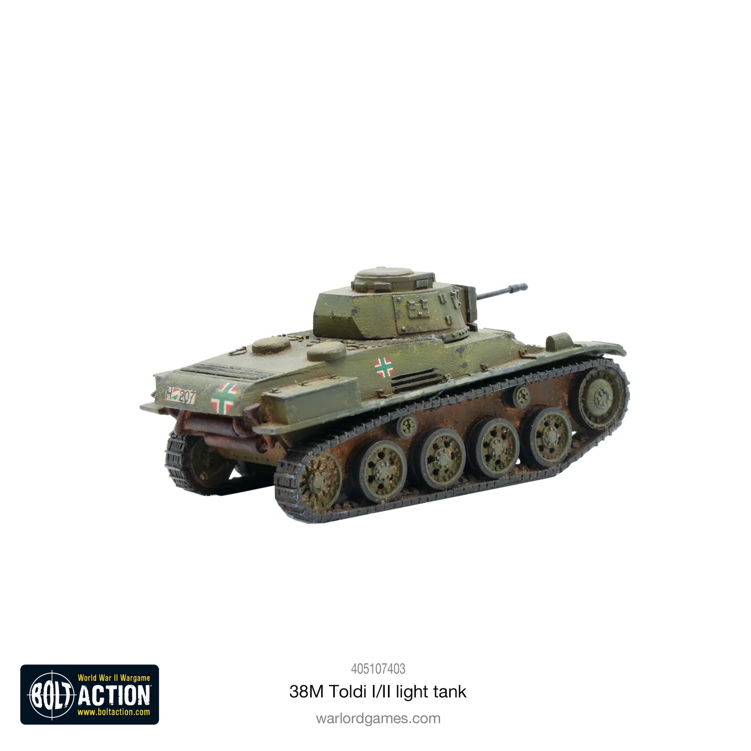 Bolt Action 38M Toldi I/II char léger hongrois résine