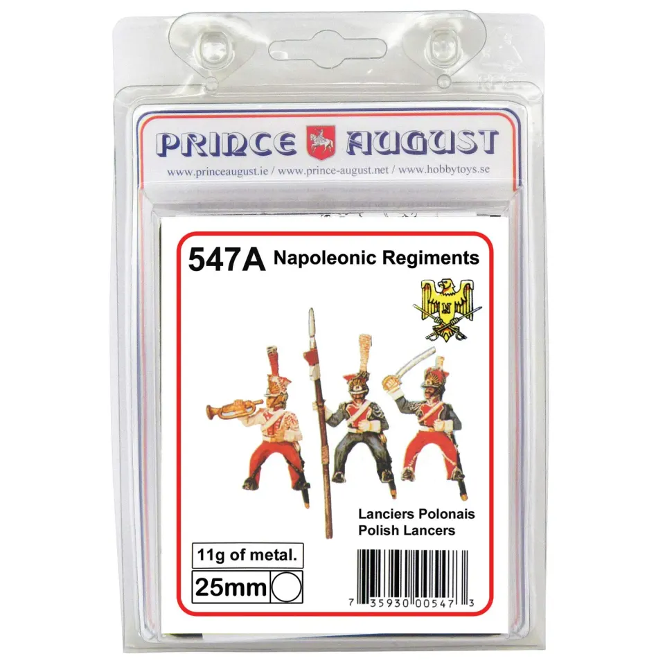 Prince August Lanciers Polonais (Cavaliers) 25MM 547 A moule figurines