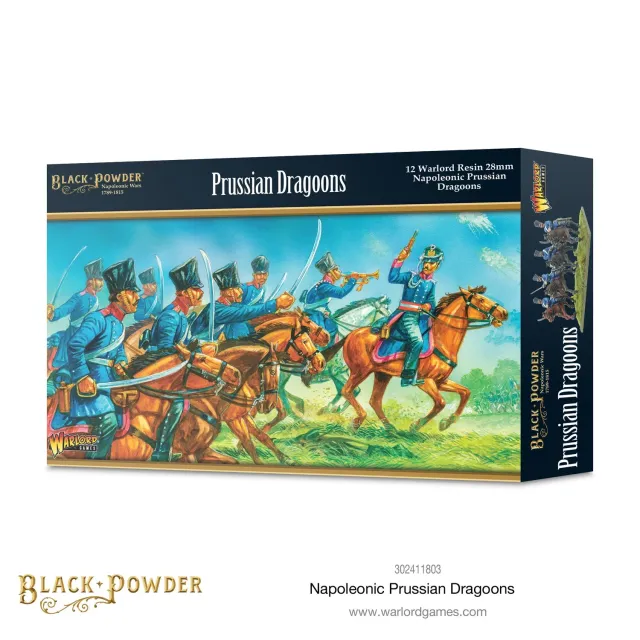 Black Powder Dragons prussiens figurines résine x12