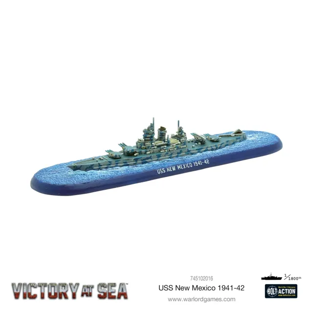 Victory at Sea USS New Mexico BB-40 cuirassé en métal et résine