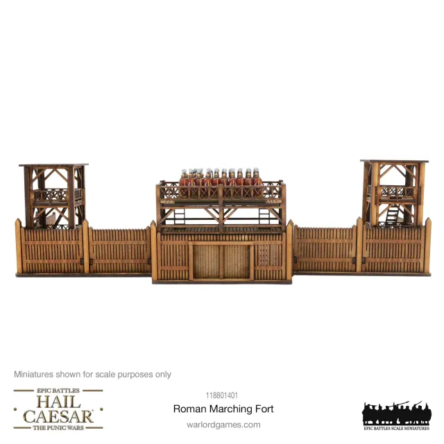 Bolt Action Hail Caesar Epic Battles Roman Marching Fort décor MDF