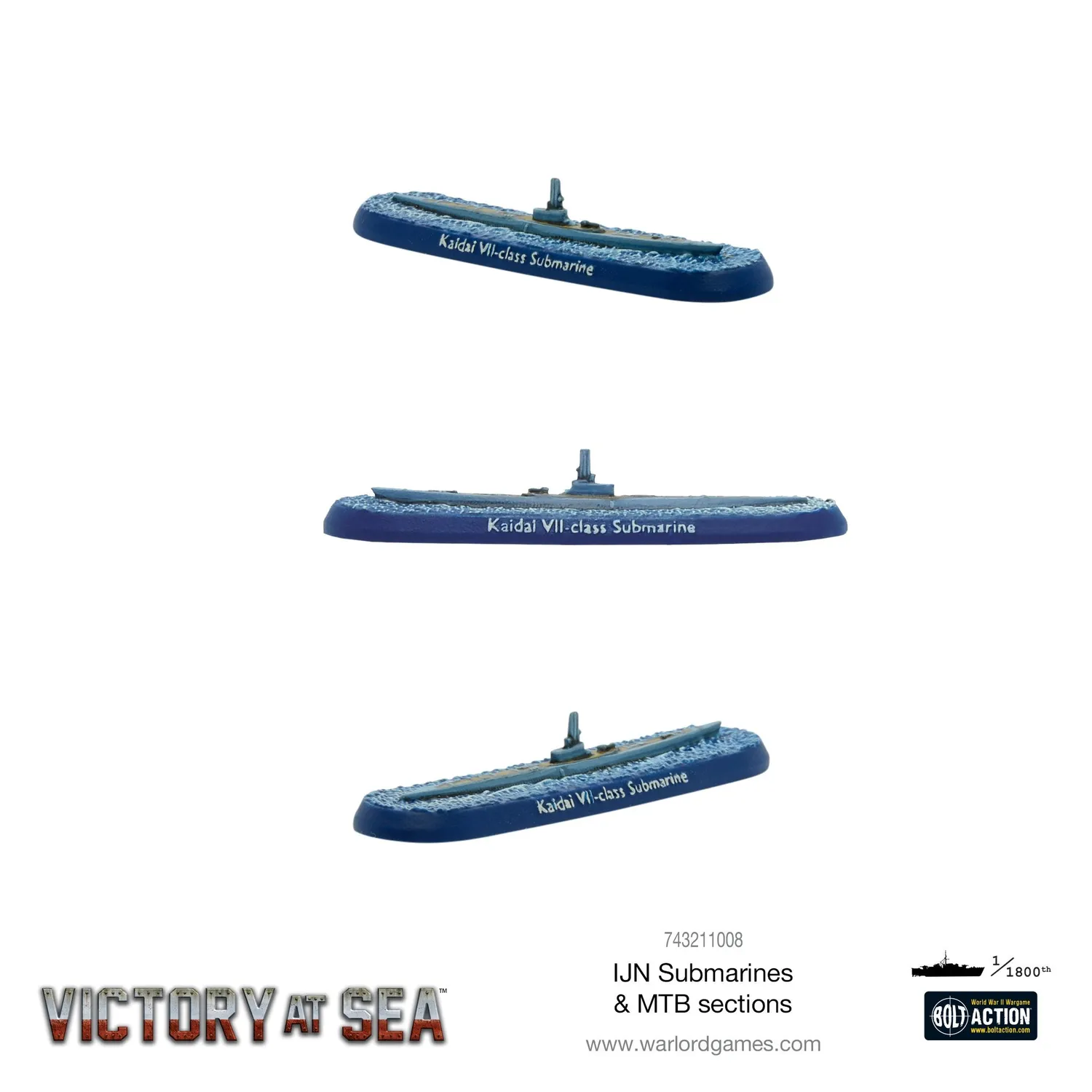 Victory at Sea IJN sous-marins et MTB coffret métal