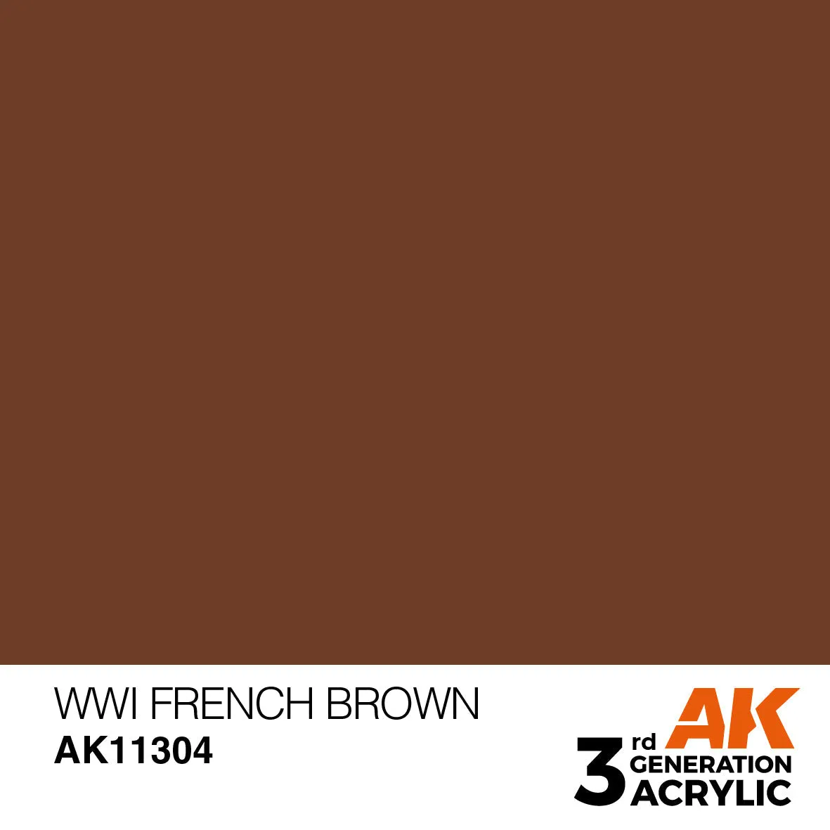AK Interactive 3Gen WWI French Brown peinture 17ml