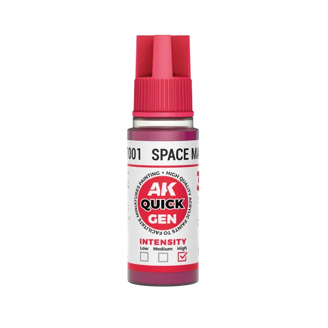 AK Interactive QuickGen SPACE MAGENTA peinture acrylique 18 ml contraste