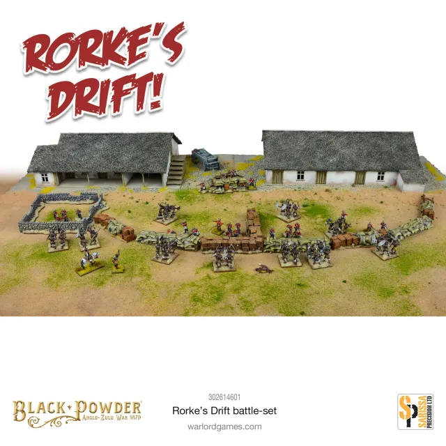 Black Powder Rorke's Drift Battle Set figurines décor 1879
