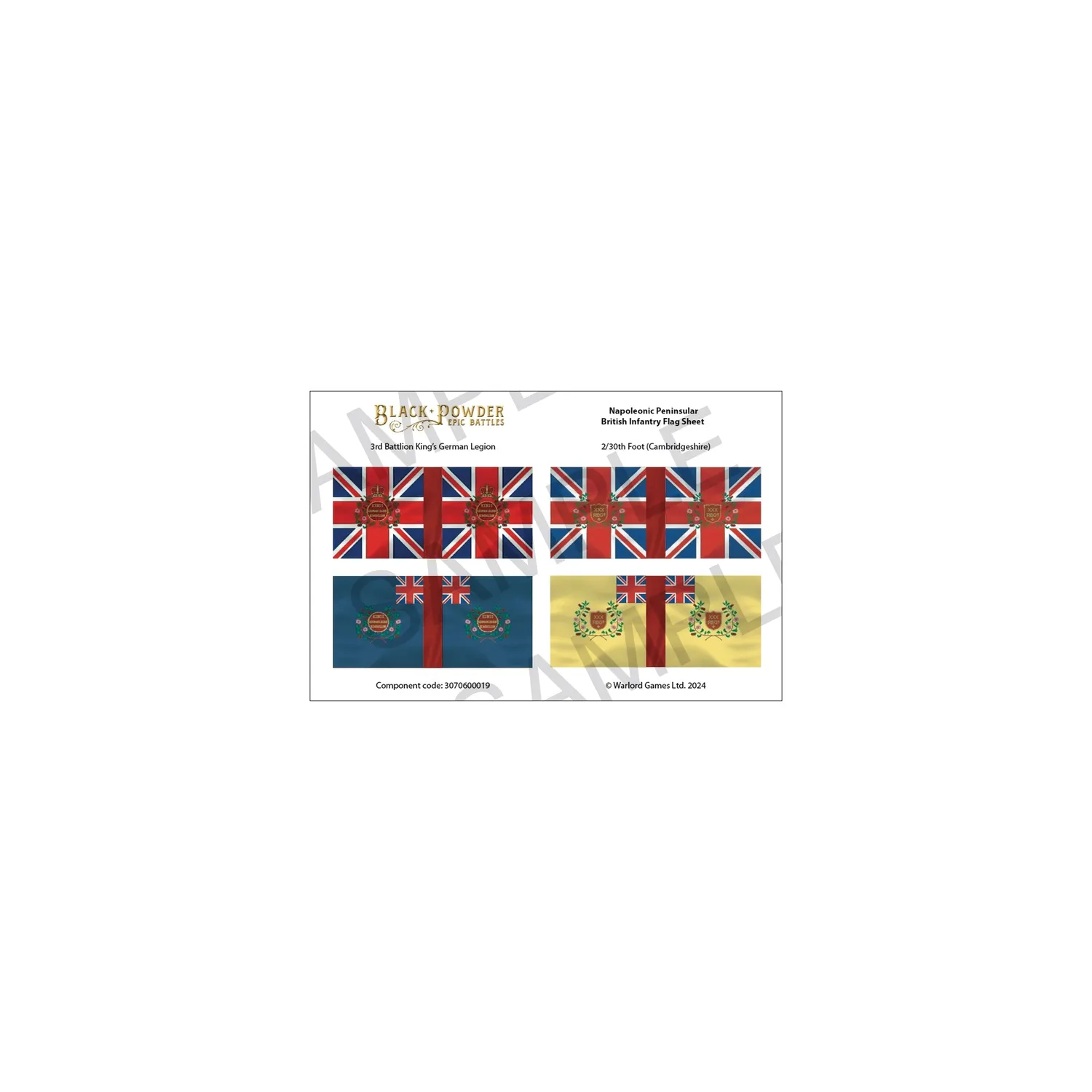 Black Powder Epic Battles brigade infanterie britannique résine