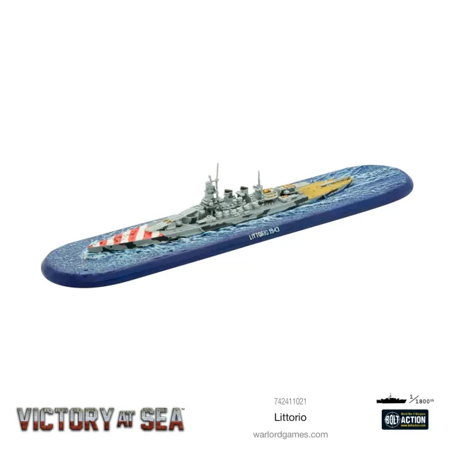 Warlord Games Victory at Sea Littorio cuirassé résine