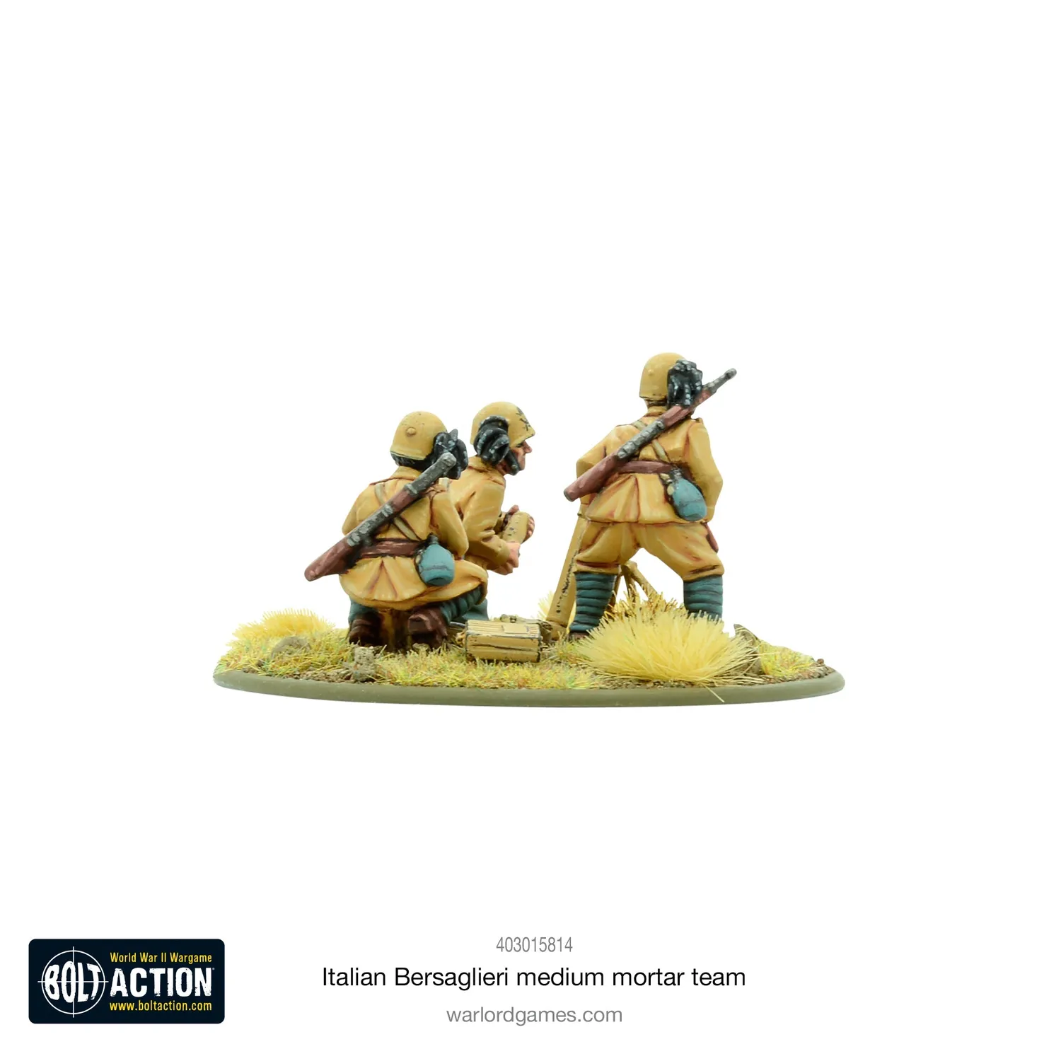 Warlord Games Bolt Action Bersaglieri mortier moyen figurines métal