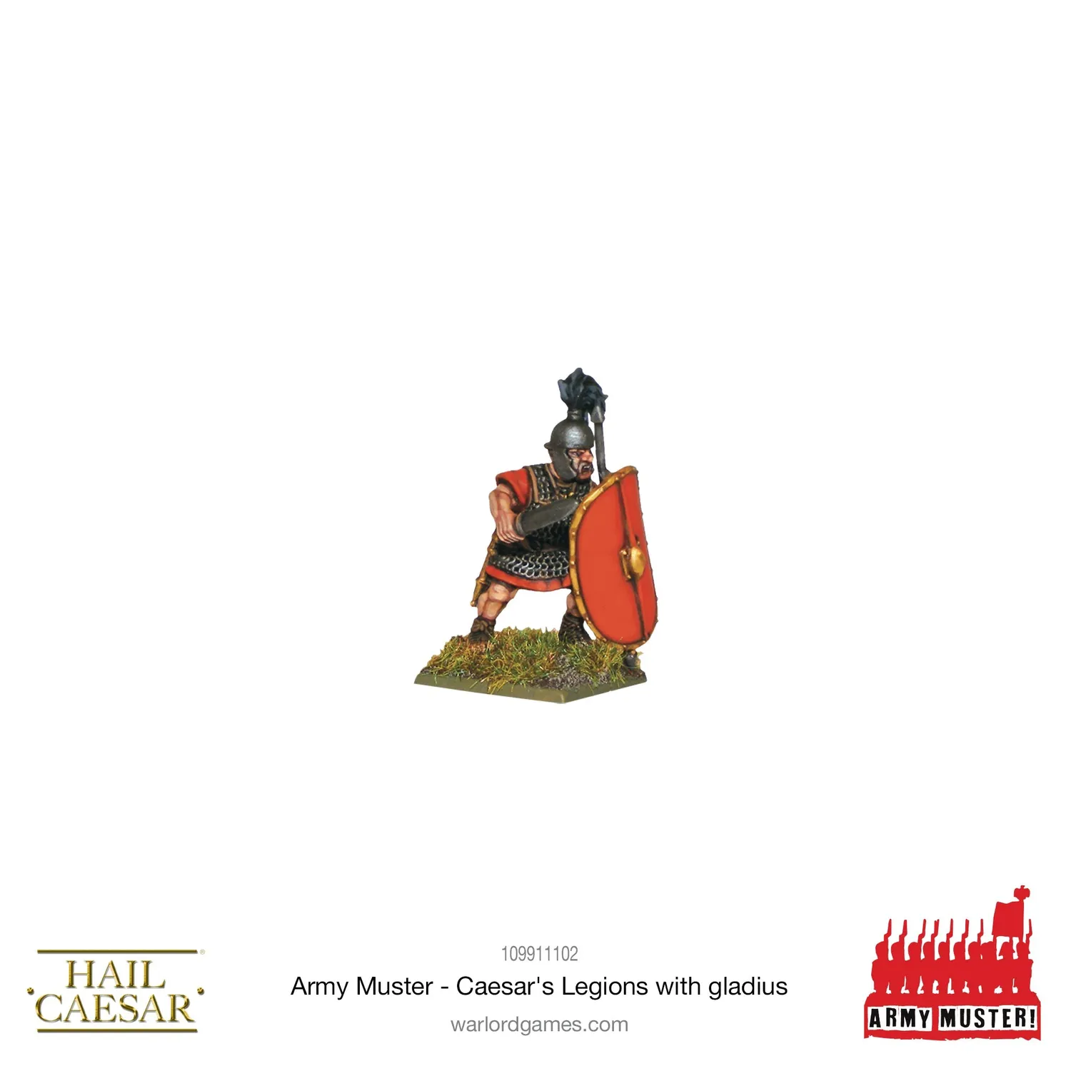 Bolt Action Hail Caesar Army Muster: Caesar's Legions With Gladius figurines romaines 72 pièces plastique