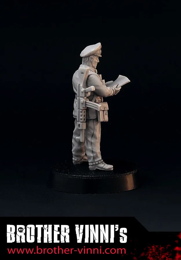 Brother Vinni World War 2 German Officer figurine 28 mm résine