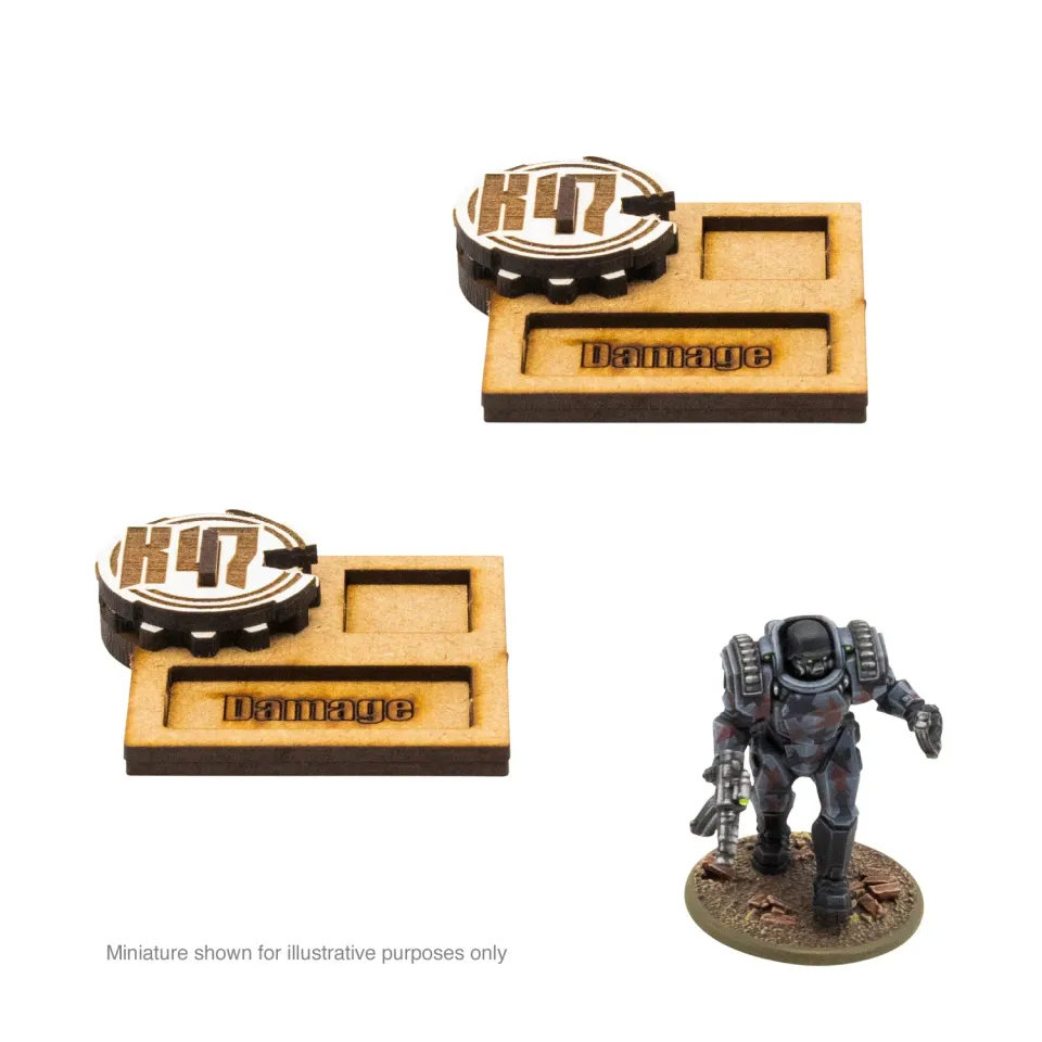 Konflikt '47 MDF Vehicle Pin Markers marqueurs véhicule 2 pièces