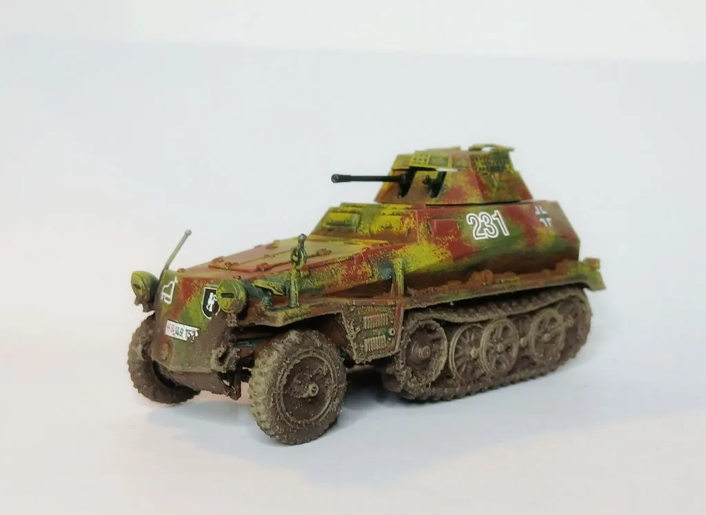 Bolt Action Humber Armoured Car Mk II/IV grappe plastique