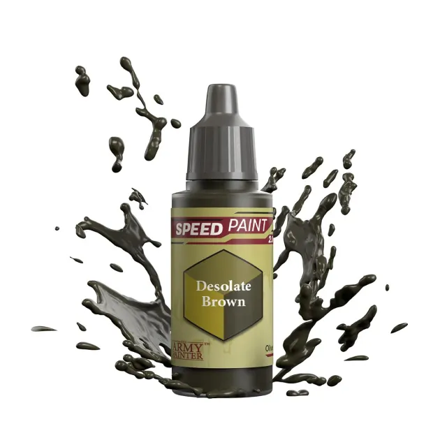 The Army Painter Speedpaint Desolate Brown peinture 18ml marron