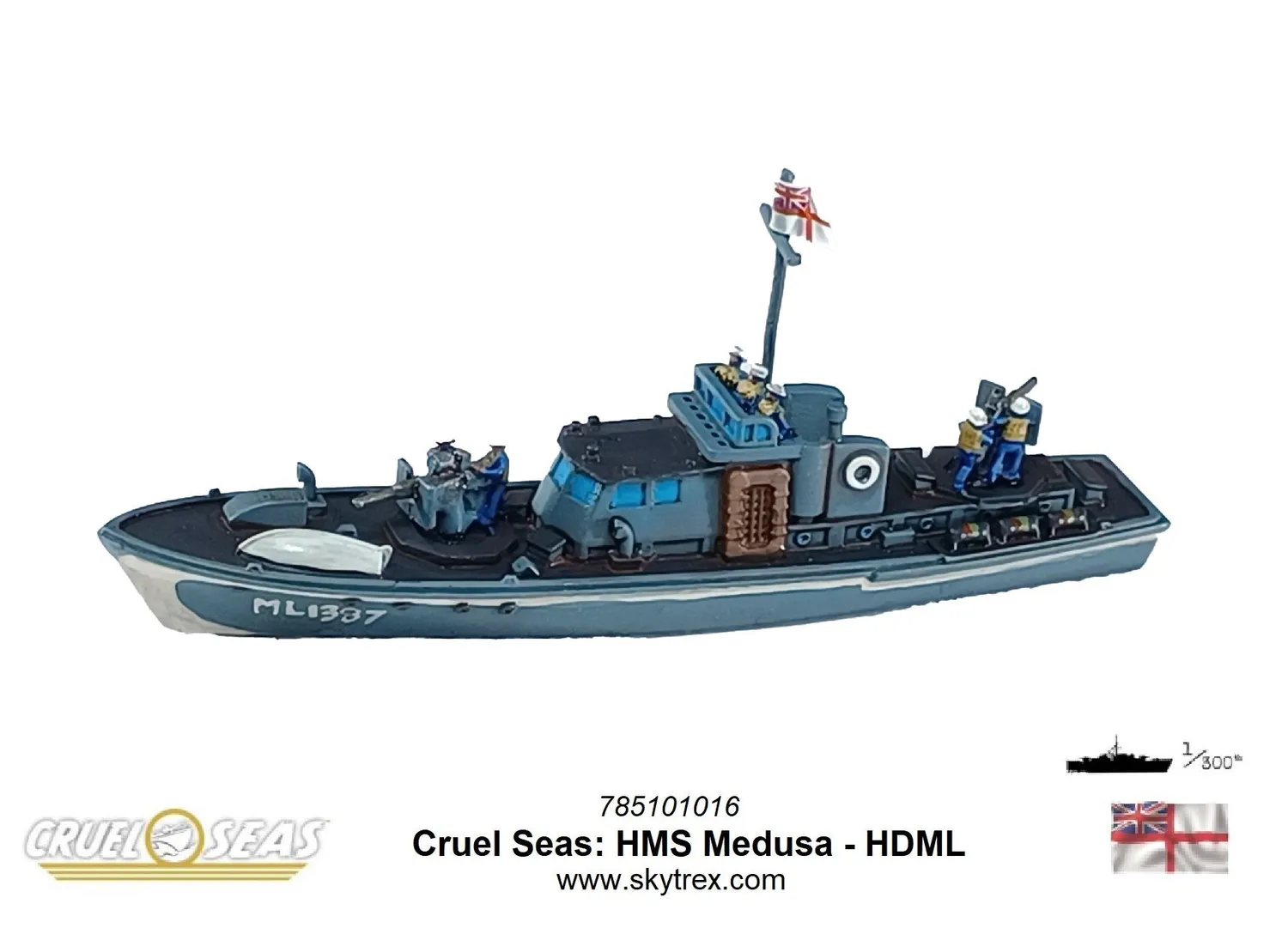 Cruel Seas HMS Medusa maquette navale 1 modèle historique