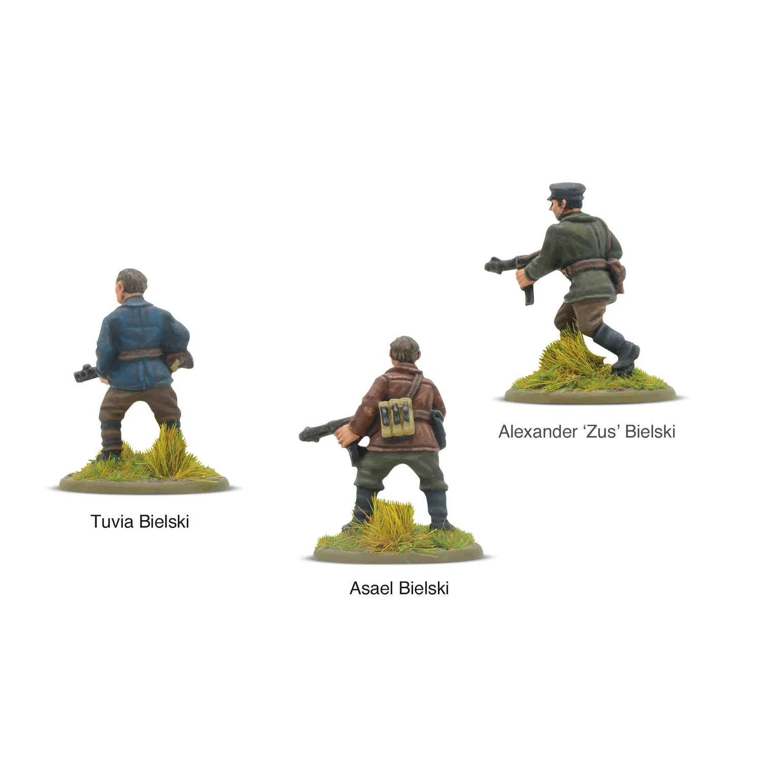 Bolt Action The Bielski Brothers figurines partisans résine