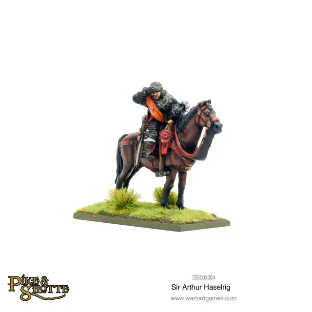 Bolt Action Hail Caesar Sir Arthur Haselrig figurine cavalerie métal