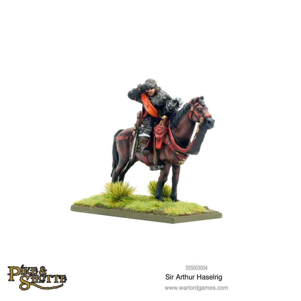 Bolt Action Hail Caesar Sir Arthur Haselrig figurine cavalerie métal