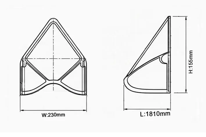 Black Horse Model Canopy for BH177 Fairchild 24W size 30-35cc gas verrière
