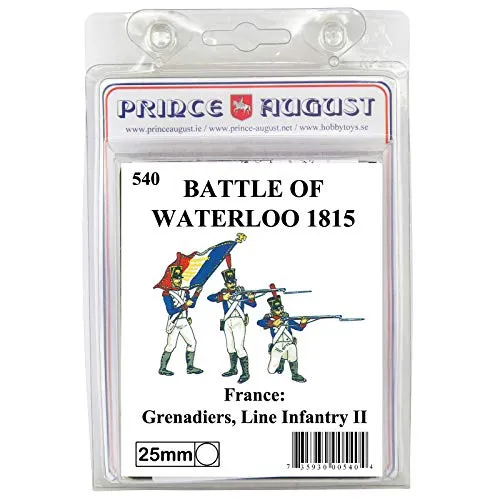 Prince August Infanterie de ligne France N°2 25MM 540 moule 3 figurines métal