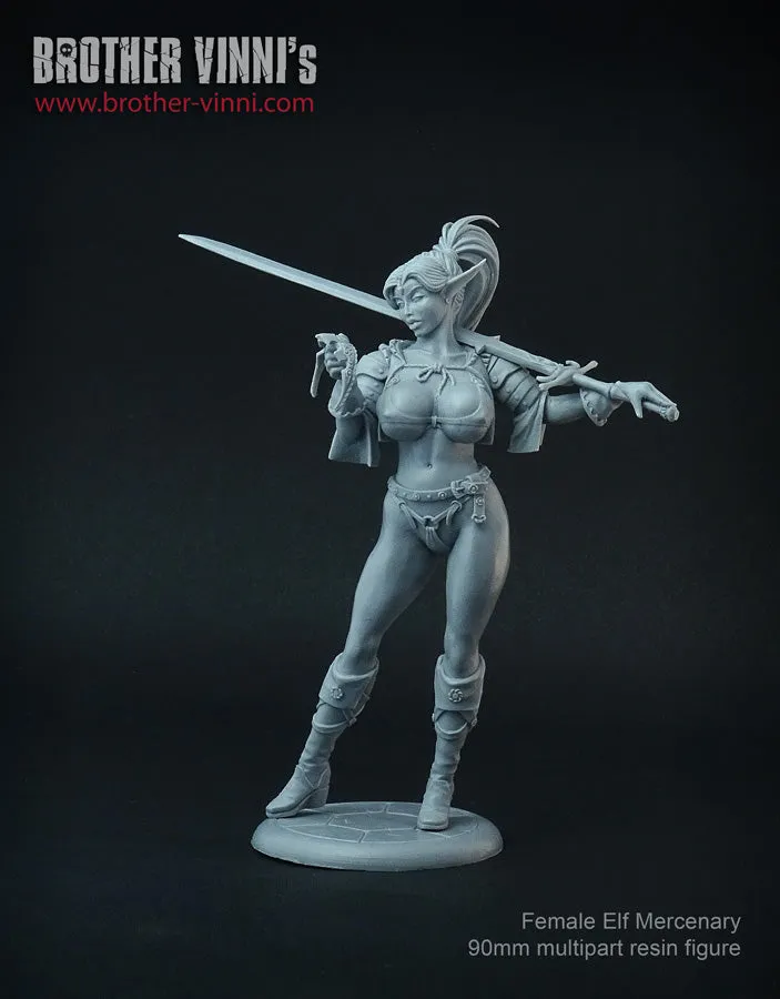 Brother Vinni Elfe Femme figurine résine 90mm pin-up