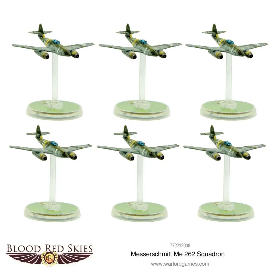 Bolt Action Messerschmitt Me 262 squadron avions Blood Red Skies