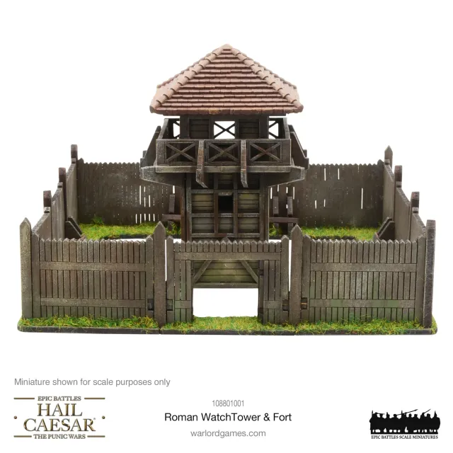 Bolt Action Hail Caesar Epic Battles Roman Watchtower Fort décor MDF