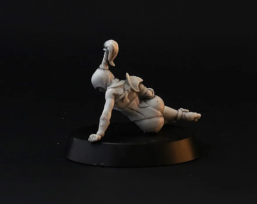 Brother Vinni Wounded Sister figurine résine 28 mm marqueur