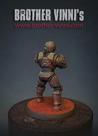 Brother Vinni Space Commander figurine résine 28mm officier