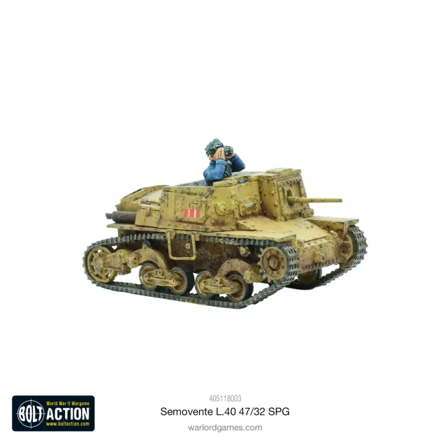 Bolt Action Semovente 47/32 canon automoteur résine métal