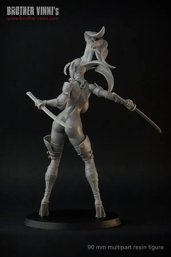 Brother Vinni Elf Warrior figurine résine 90mm femme