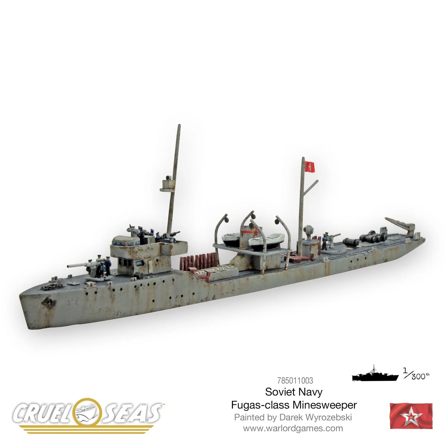 Bolt Action Cruel Seas Fugas-class dragueur de mines résine