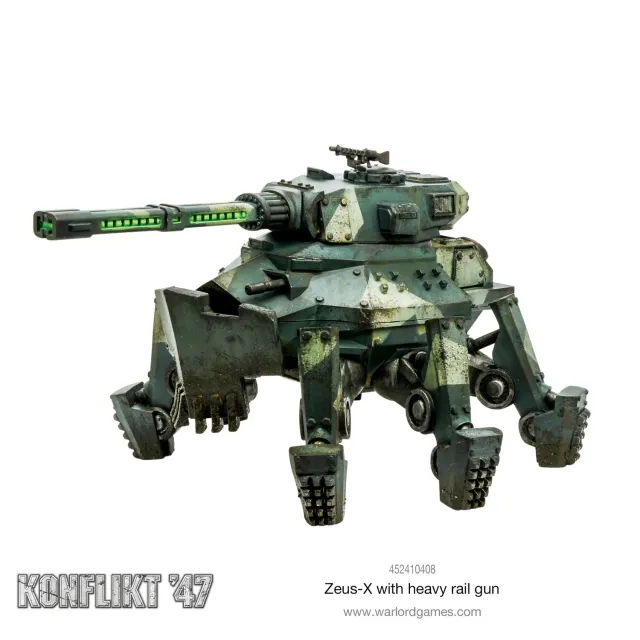 Bolt Action Wotan with Shienenkanone figurine résine métal