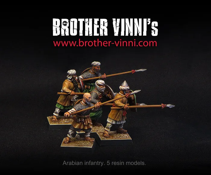 Brother Vinni Arabian Warriors miniature résine lot de 5 28mm