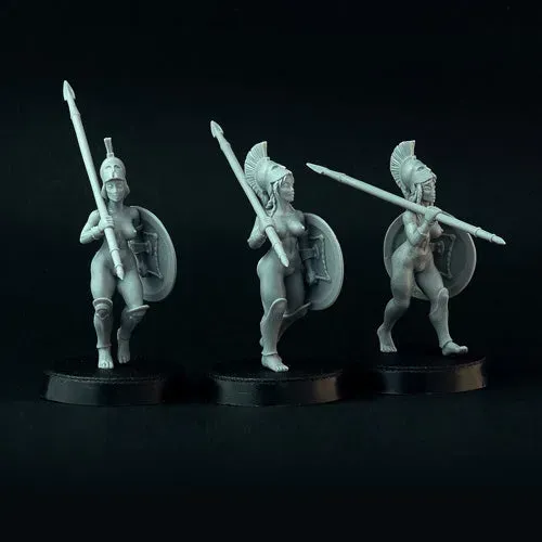 Brother Vinni Female Hoplites 4/4 lot 5 figurines résine 28mm