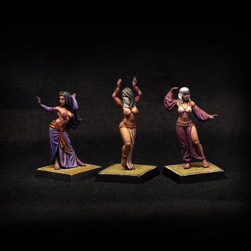 BROTHER VINNI Belly Dancer miniatures figurines résine 28 mm lot de 3