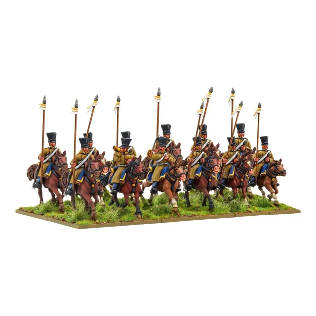 Bolt Action Black Powder Crimean War Russian Lancers régiment de cavalerie 12 figurines métal