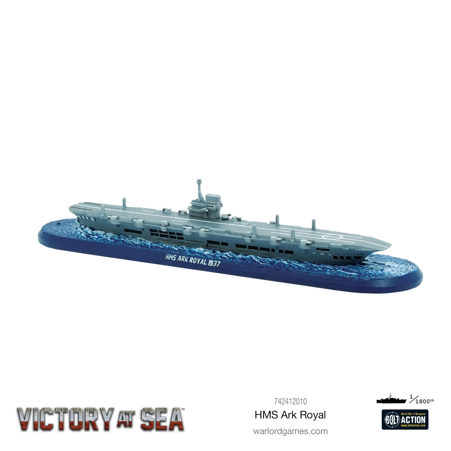 Victory at Sea HMS Ark Royal porte-avions résine Royal Navy