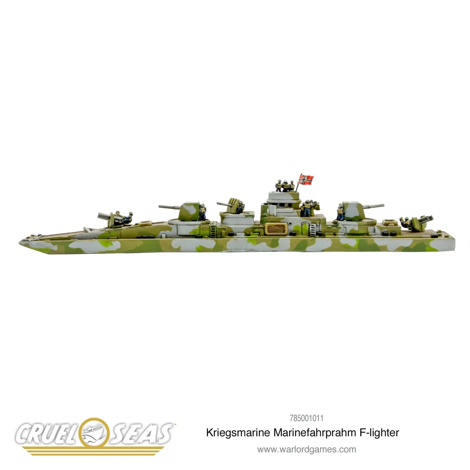 Bolt Action Cruel Seas Marinefährprahm F-lighter navire