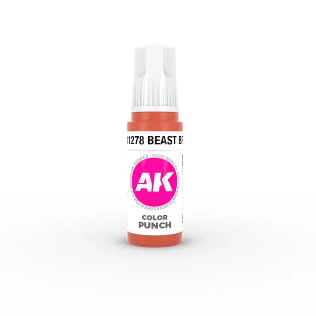 AK Interactive 3Gen Acrylic COLOR PUNCH Beast Brown peinture 17 ml
