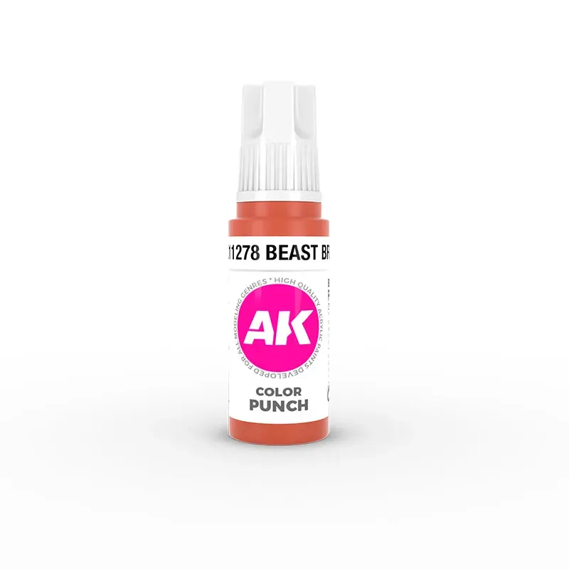 AK Interactive 3Gen Acrylic COLOR PUNCH Beast Brown peinture 17 ml
