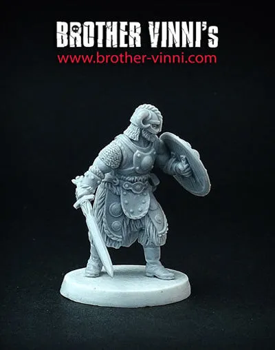Brother Vinni Dragon Slayer figurine résine fantasy 28 mm
