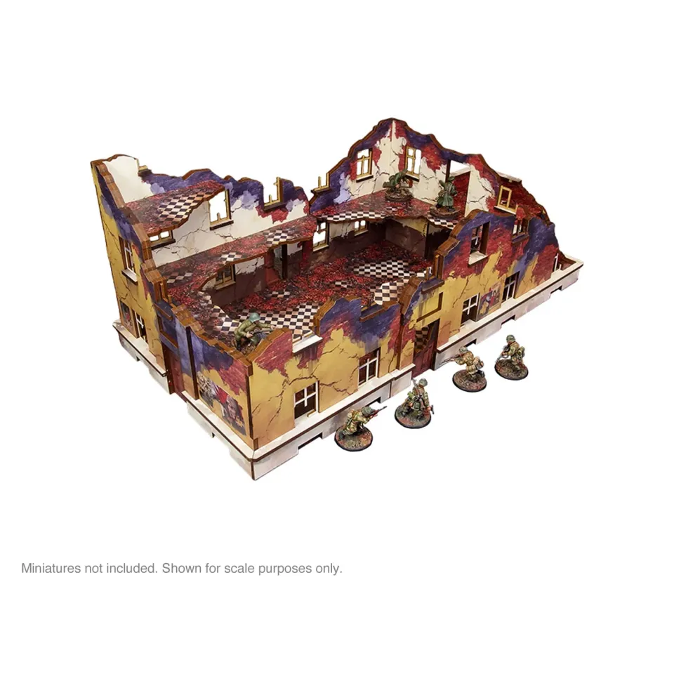 Bolt Action Ostfront Stalingrad School décor prépeint bundle ruines