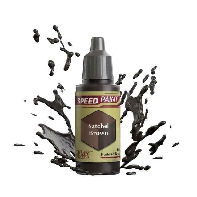 Bolt Action Speedpaint Satchel Brown peinture acrylique marron