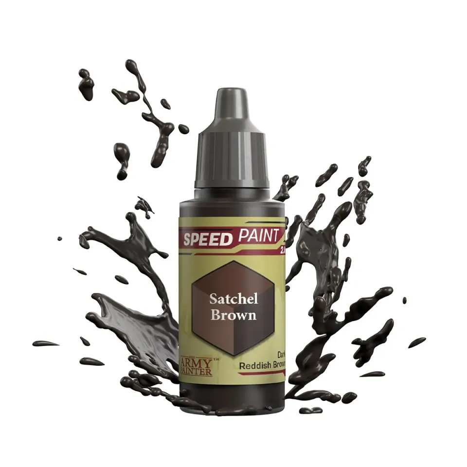 Bolt Action Speedpaint Satchel Brown peinture acrylique marron