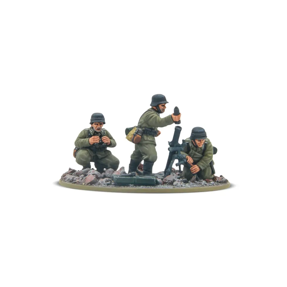 Bolt Action German Veteran Infantry mortier moyen équipe